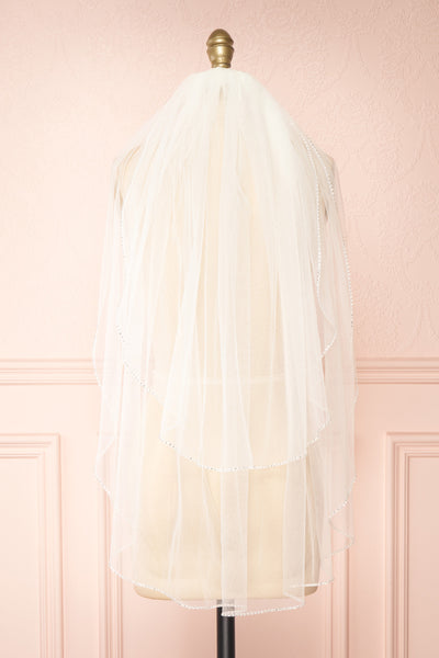 Assemble Bridal Veil w/ Crystal Trim | Boudoir 1861 back