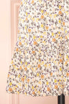 Astragalus Short Floral Dress w/ Ruffles | Boutique 1861 bottom