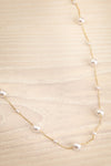 Asturies Fine Chain Necklace w/ Faux-Pearls | La petite garçonne flat view