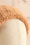 Ater Caramel Soft Knit Rolled Up Tuque | La petite garçonne front close-up