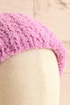 Ater Lavender Soft Knit Rolled Up Tuque | La petite garçonne front close-up