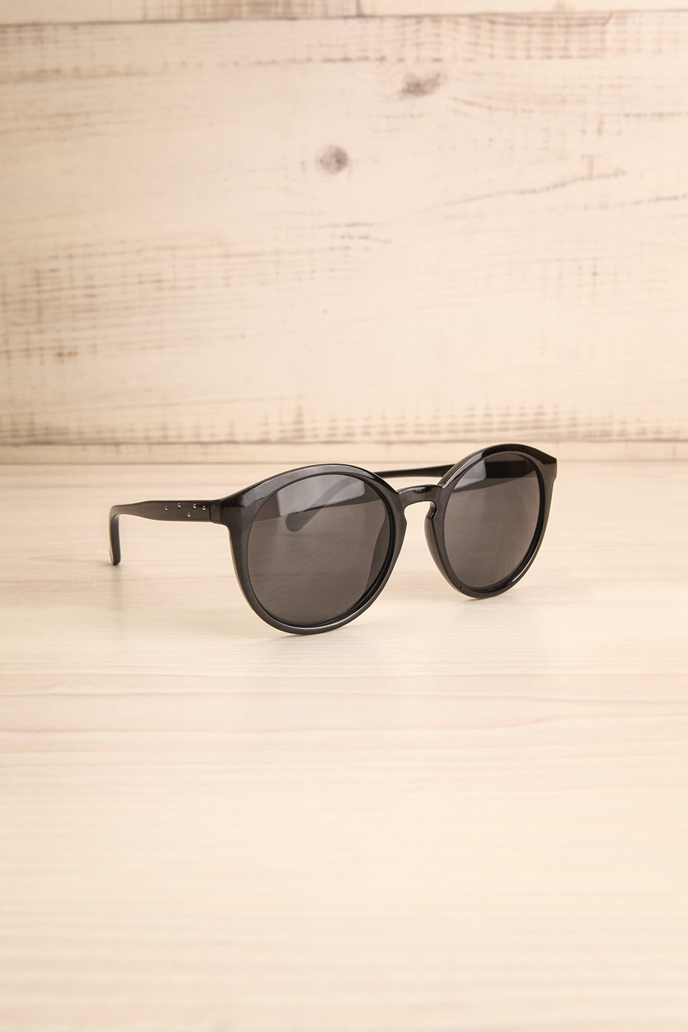 Athlone Black Wayfarer Sunglasses side view | La Petite Garçonne