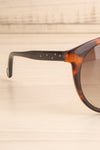 Athlone Tortoise Shell Wayfarer Sunglasses side close-up | La Petite Garçonne