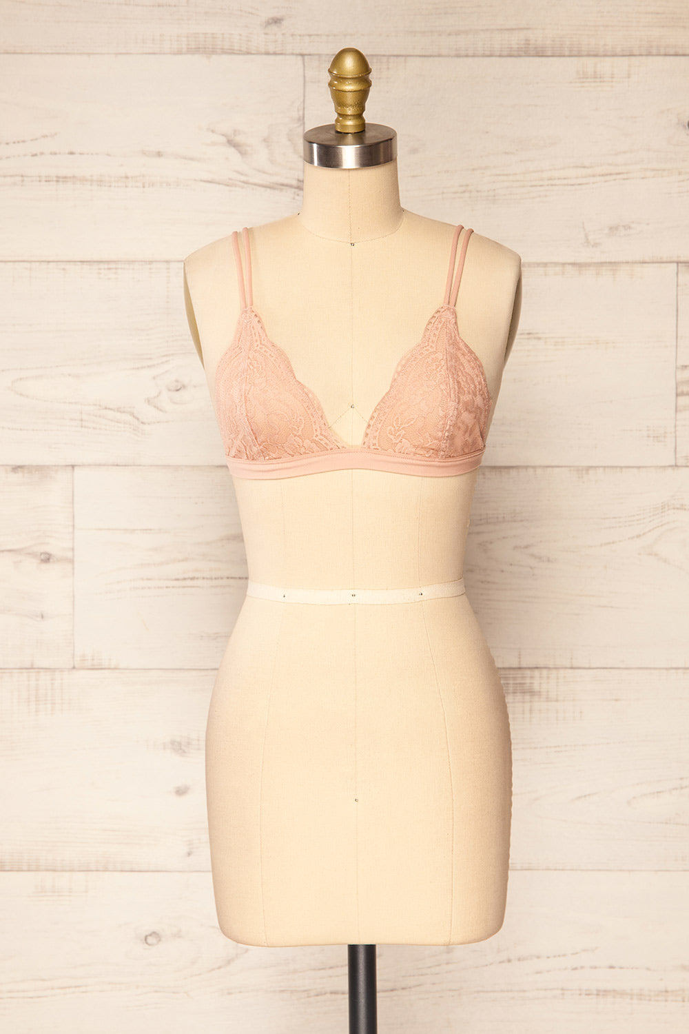 Ati Pink Lace Bralette | Boutique 1861 front view