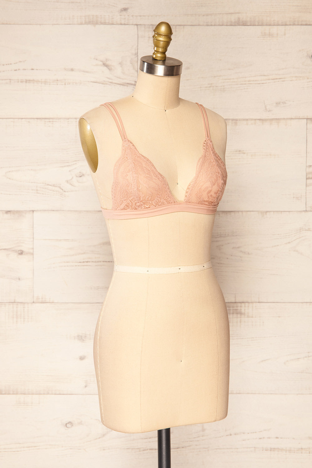 Ati Pink Lace Bralette | Boutique 1861 side view