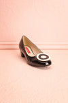 Aubriot Noir Black Patent 60s Inspired Heels | Boutique 1861 4