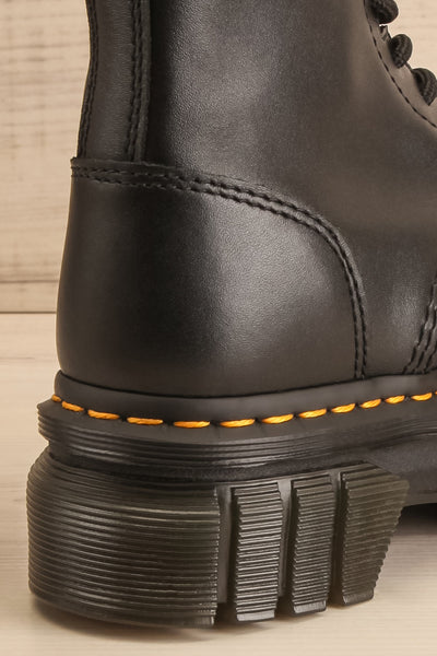 Audrick Nappa Leather Platform Ankle Boots | La petite garçonne back close-up