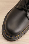 Audrick Nappa Leather Platform Ankle Boots | La petite garçonne flat close-up