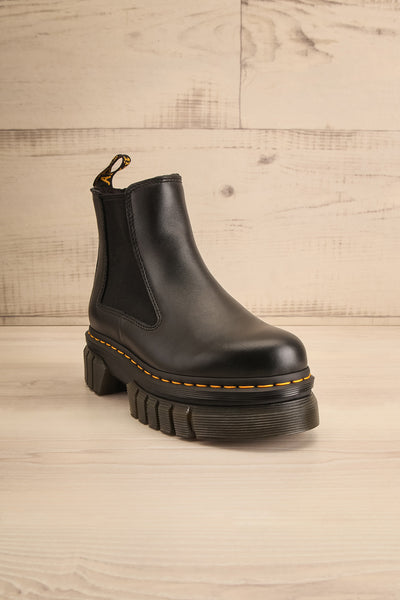 Audrick Nappa Leather Platform Chelsea Boots | La petite garçonne front view