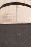 Audrina Black Faux-Leather Pixie Mood Handbag logo close-up | La Petite Garçonne