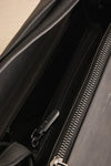 Audrina Black Faux-Leather Pixie Mood Handbag inside close-up | La Petite Garçonne