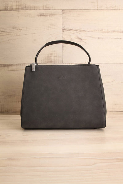 Audrina Black Faux-Leather Pixie Mood Handbag | La Petite Garçonne