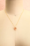 Autumn Aris Gold & Pink Pendant Necklace | Boutique 1861