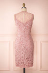 Avariel Dusty Pink Short Dress | Robe Courte | Boutique 1861 back view
