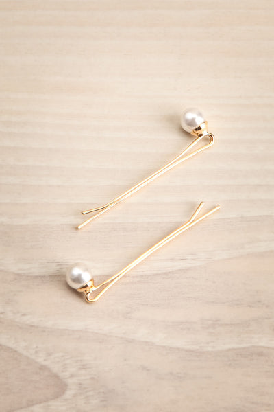 Avis Petit Set of Golden Hair Pins with Pearls | La Petite Garçonne 1