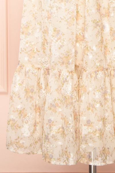 Azin Bustier Floral Midi Dress | Boutique 1861 bottom