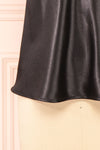 Azula Black Satin Cami Top w/ Lace Trim | Boutique 1861 bottom