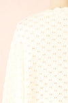 Azza Knit Cardigan w/ Bow Closure | Boutique 1861 back close-up
