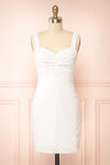Baab White Embroidered Short Dress | Boutique 1861 front view