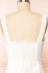 Baab White Embroidered Short Dress | Boutique 1861 back close up