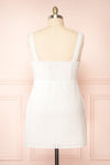 Baab White Embroidered Short Dress | Boutique 1861 back plus