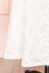 Babettine White Lace Maxi A-Line Bridal Dress skirt | Boudoir 1861