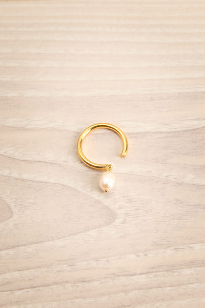 Bacca Minimalist Gold Ring w/ Pearl | La Petite Garçonne Chpt. 2 1