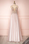 Baillif Lilac Tulle A-Line Gown with Crystals | Boutique 1861 1