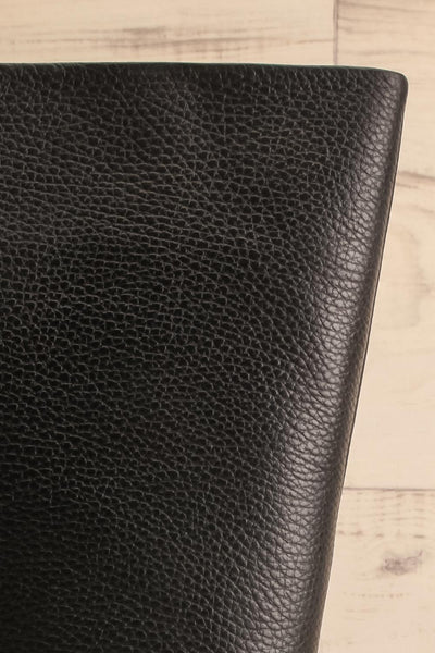 Balance Mid-High Leather Boots | La petite garçonne  side top close-up