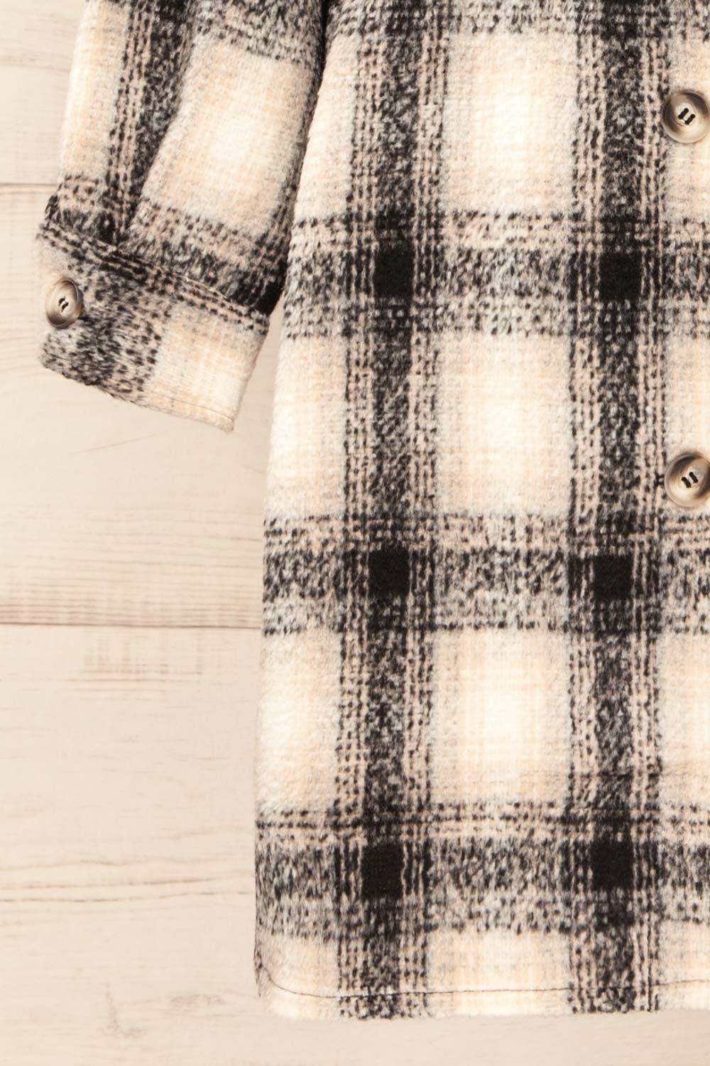 Balata Long Plaid Shacket | La petite garçonne bottom 