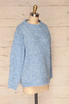 Balchik Blue Knit Sweater | La Petite Garçonne side view