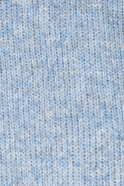 Balchik Blue Knit Sweater | La Petite Garçonne fabric detail