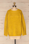 Balchik Yellow Knit Sweater | La Petite Garçonne front view