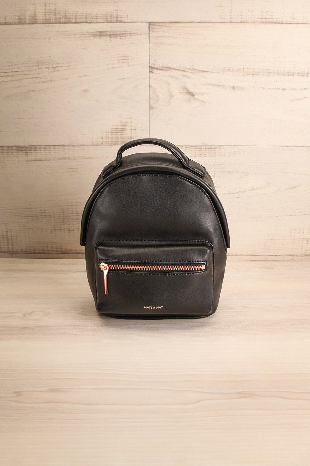 Balimina Black Vegan Backpack | La Petite Garçonne