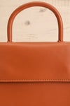 Baluchon Brown Crossbody Handbag | Maison garçonne front close-up