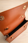 Baluchon Brown Crossbody Handbag | Maison garçonne inside view