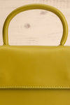 Baluchon Green Crossbody Handbag | Maison garçonne front close-up
