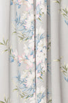 Baluke Grey Floral Belted Wide Leg Jumpsuit | Boutique 1861 fabric