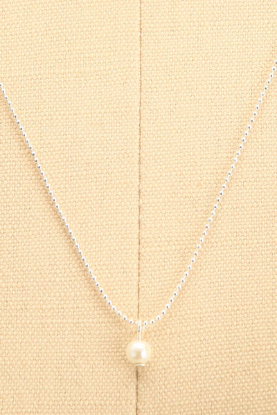 Bao Silver 3-in-1 Layered Chain Necklace w/ Pearls | La petite garçonne details