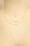 Bao Silver 3-in-1 Layered Chain Necklace w/ Pearls | La petite garçonne