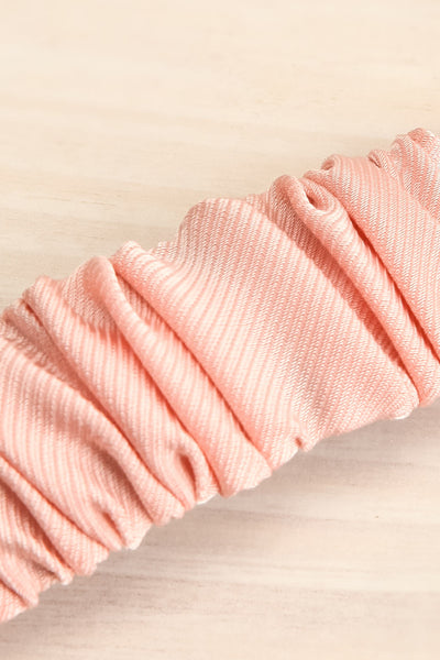 Barataria Colourful Fabric Hair Clip Set | La petite garçonne pink close-up