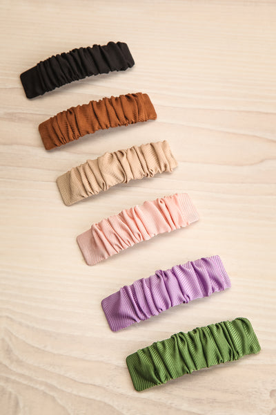 Barataria Colourful Fabric Hair Clip Set | La petite garçonne