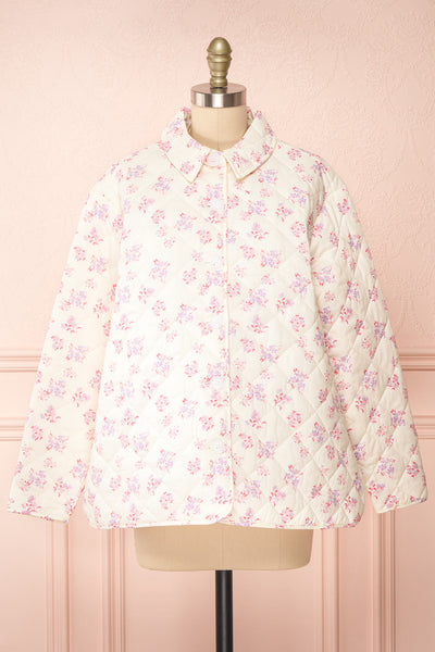 Barbie Quilted Floral Shacket | Boutique 1861 front view