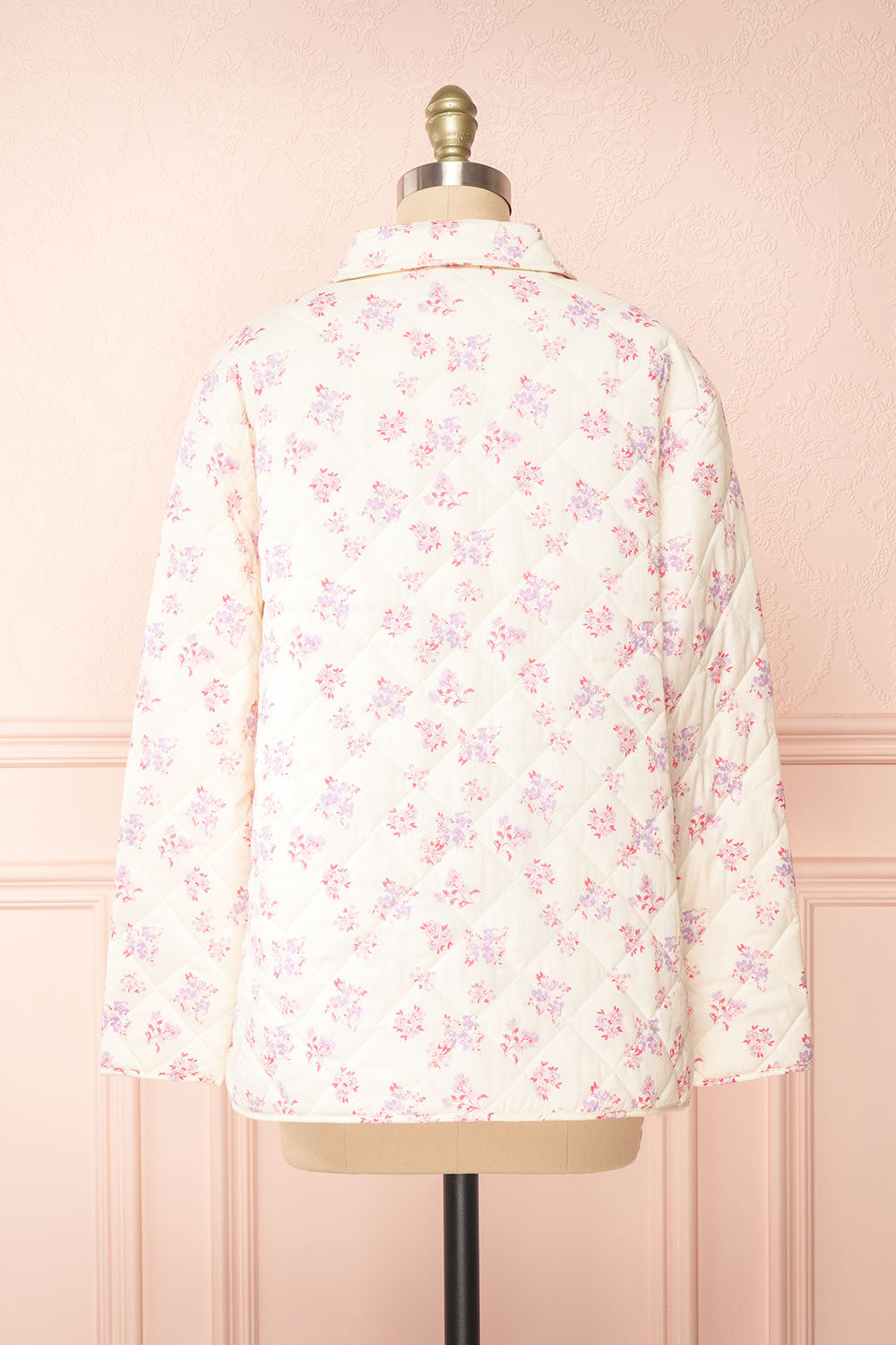 Barbie Quilted Floral Shacket | Boutique 1861 back view