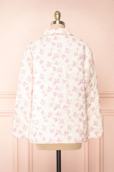 Barbie Quilted Floral Shacket | Boutique 1861 back view