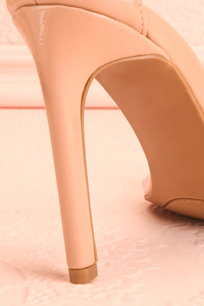 Bassompierre High Heeled Sandals | Sandales | Boutique 1861 back heel close-up