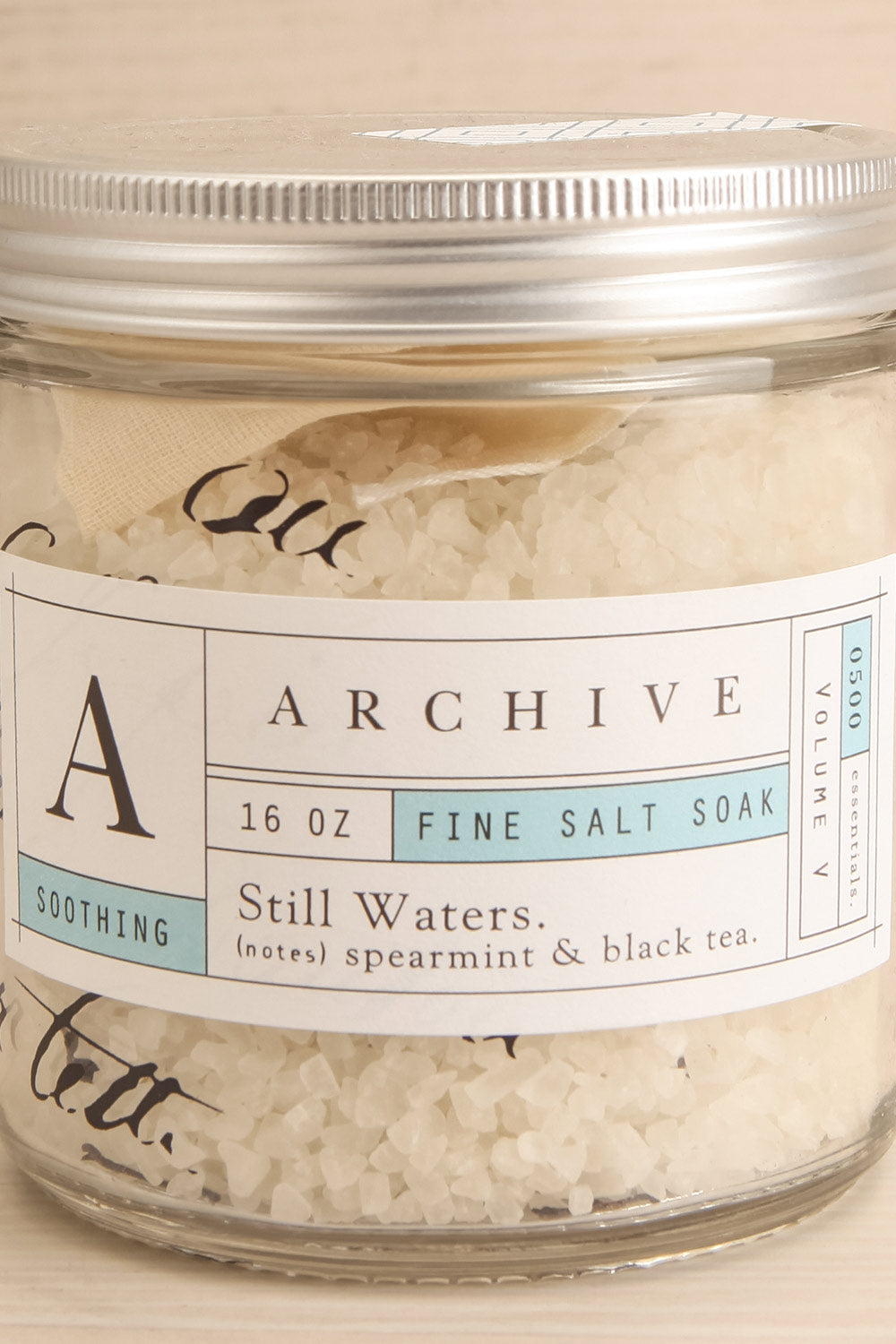 Still Waters Fine Salt Soak | Maison garçonne close-up