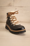 Battement Fur-Lined Leather Hiker Boots | La petite garçonne front view