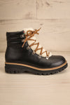 Battement Fur-Lined Leather Hiker Boots | La petite garçonne side view