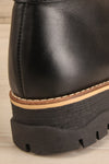 Battement Fur-Lined Leather Hiker Boots | La petite garçonne back close-up